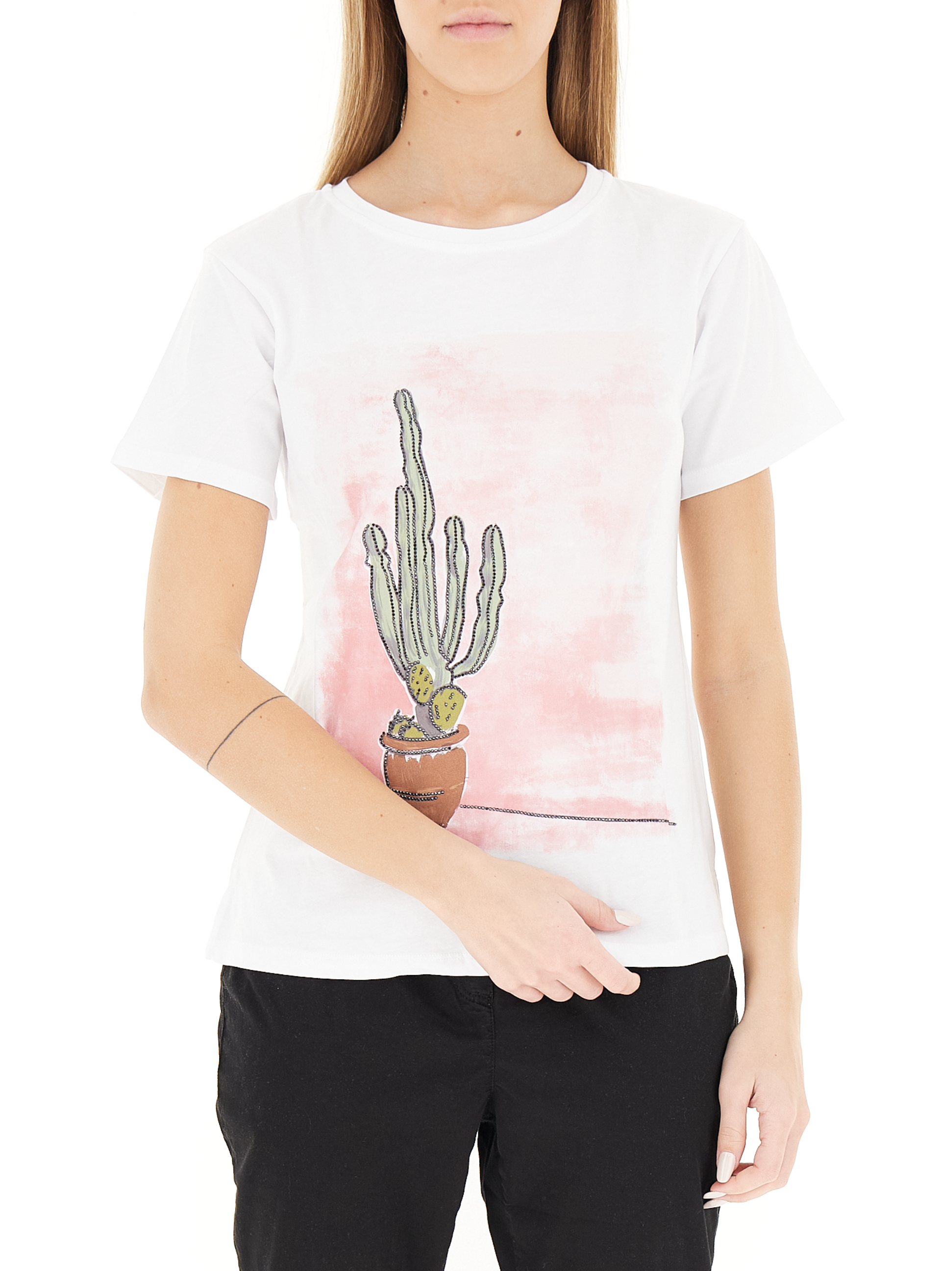T-shirt girocollo PANNA S