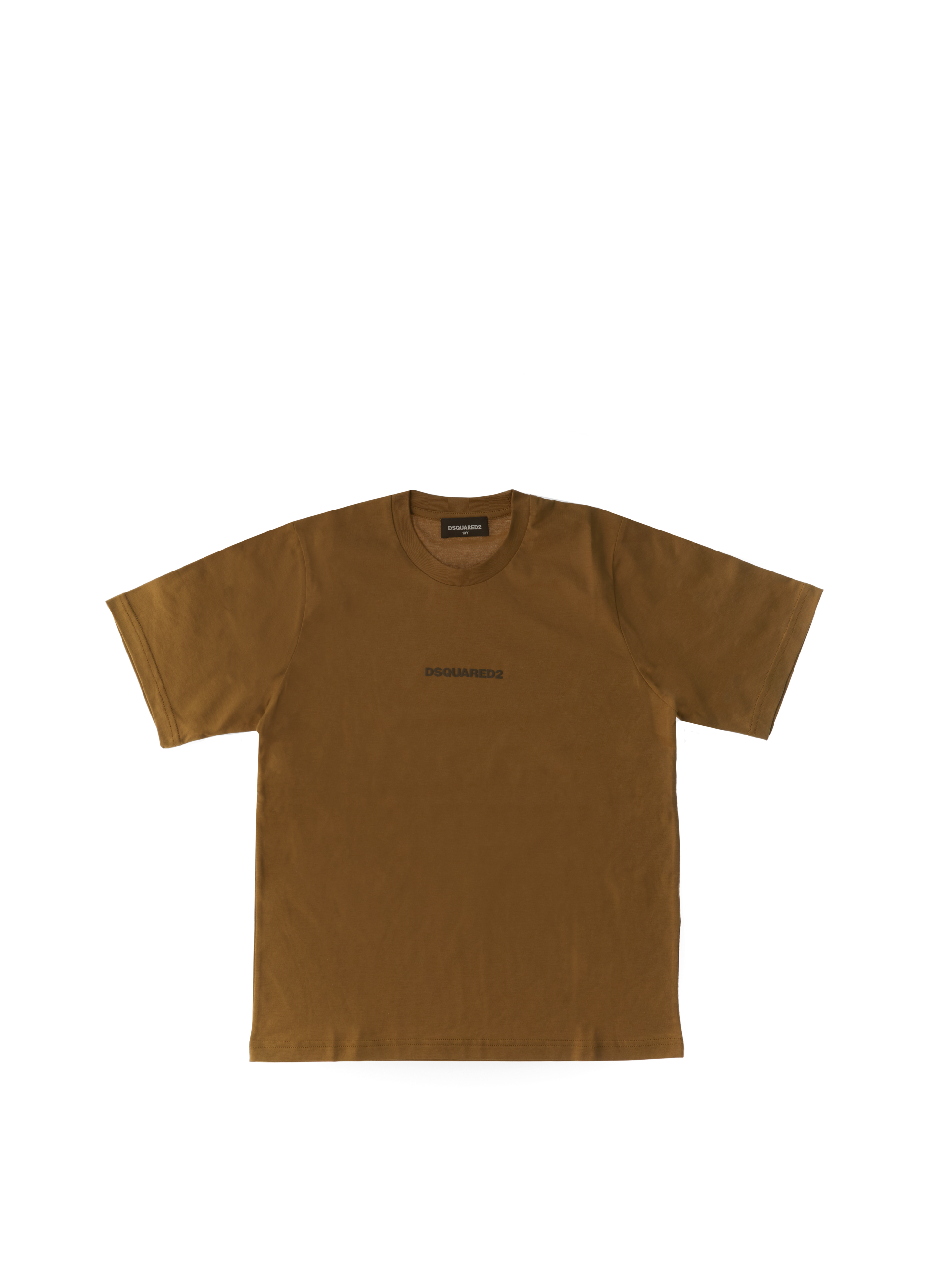 T-shirt girocollo MARRONE CHIARO
