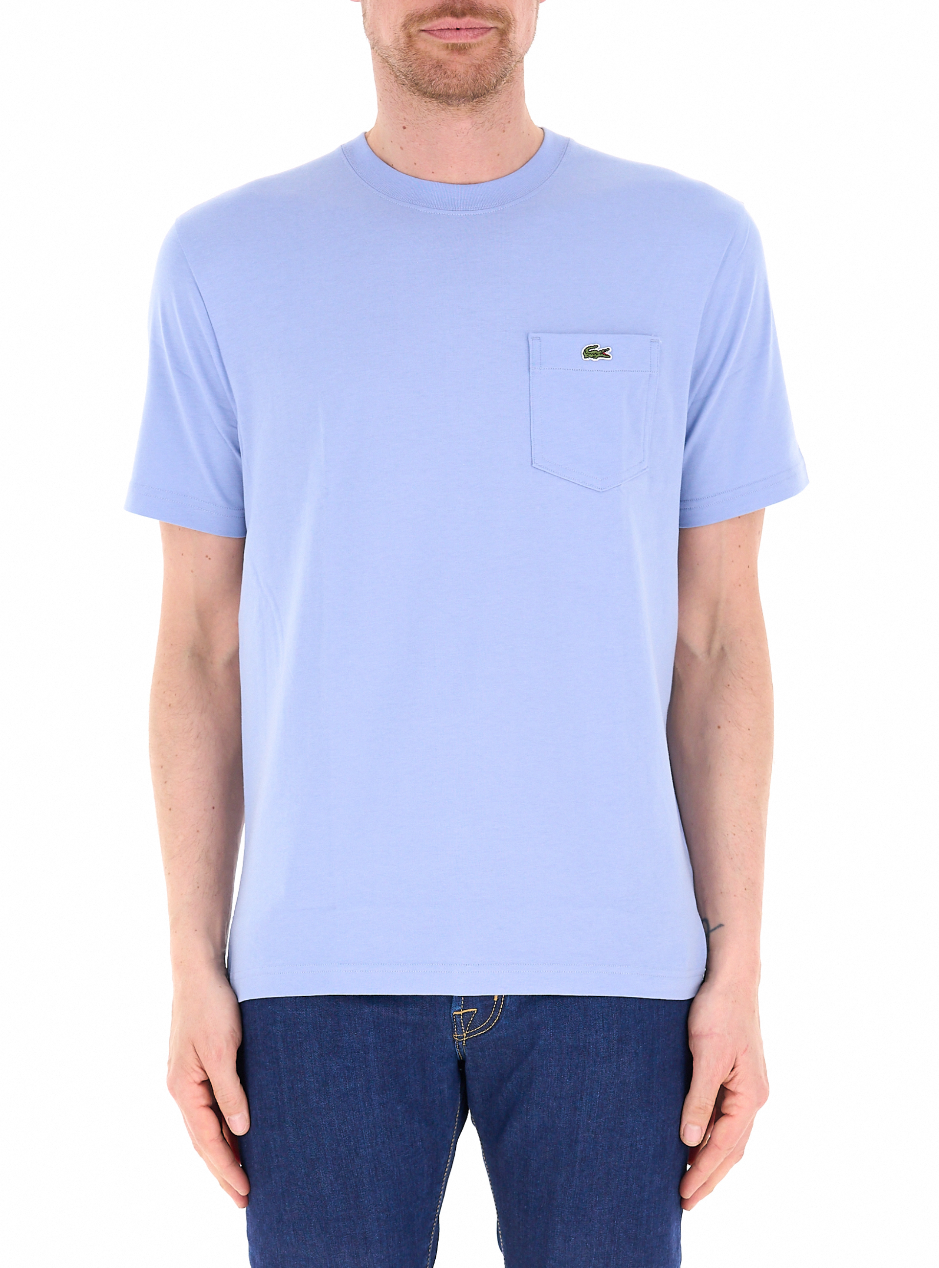 T-shirt in cotone AZZURRO POLVERE