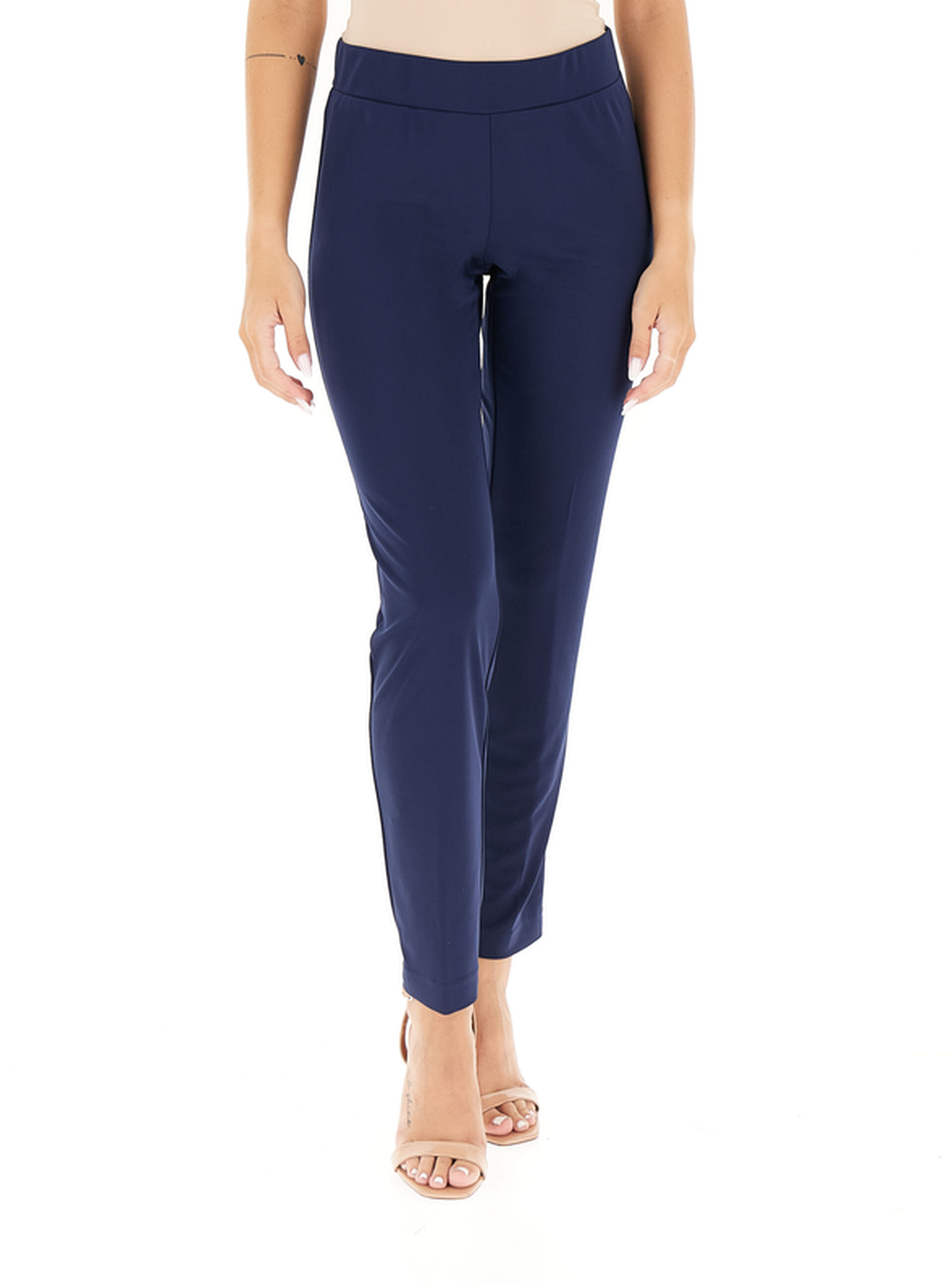 Pantalone a sigaretta BLU NAVY