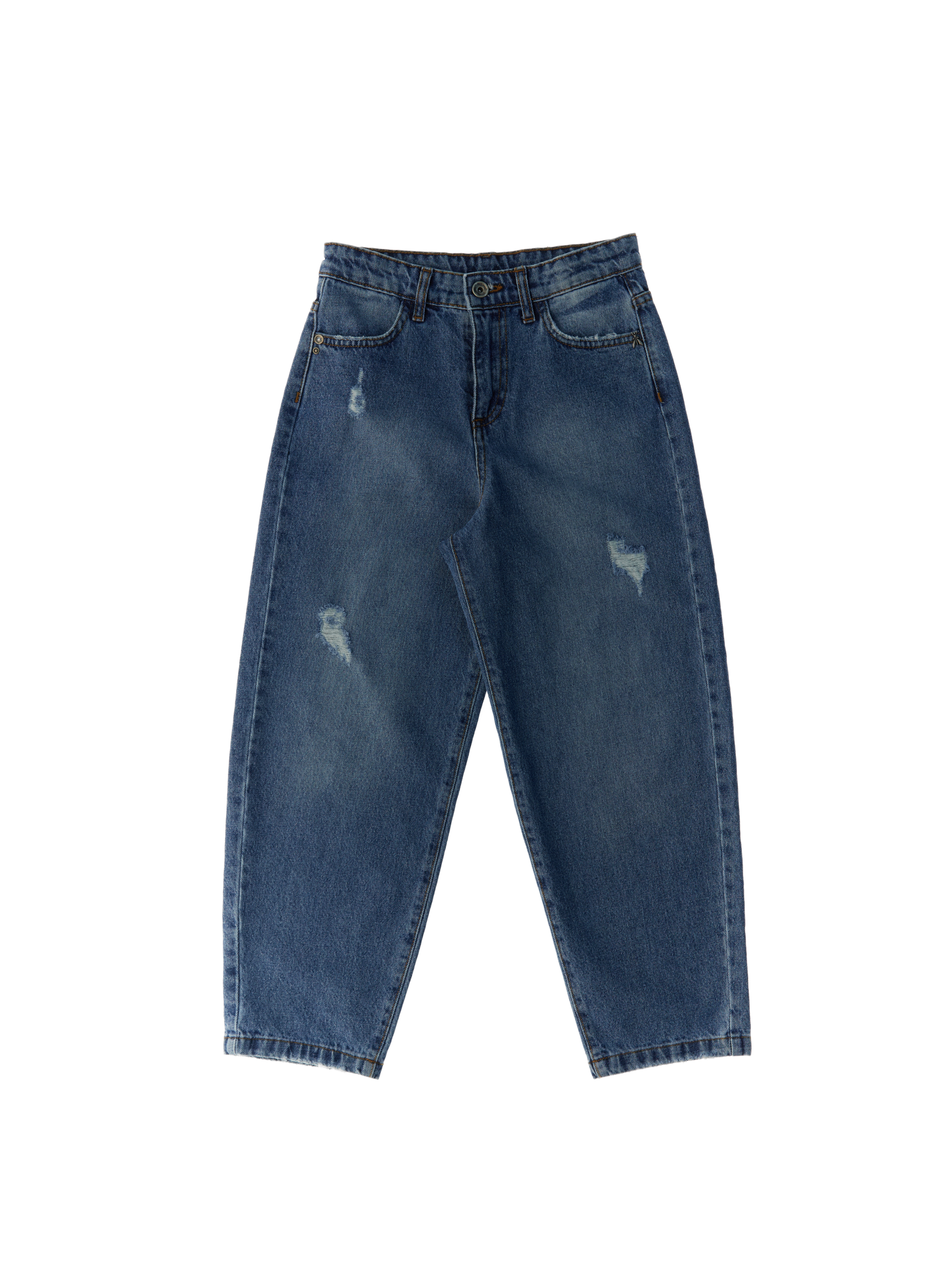 Jeans wide leg BLU SCURO