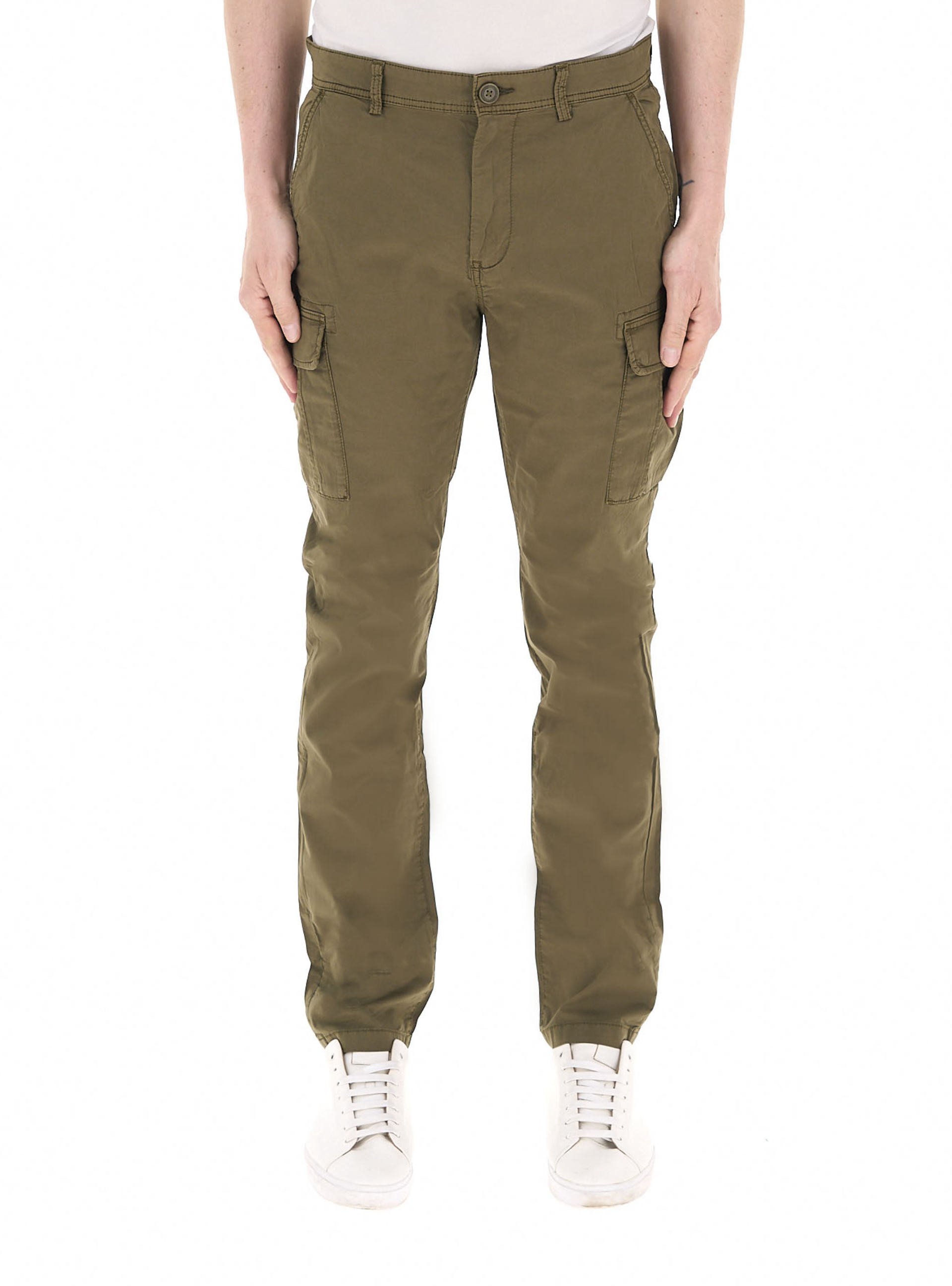 Pantalone cargo VERDE OLIVA