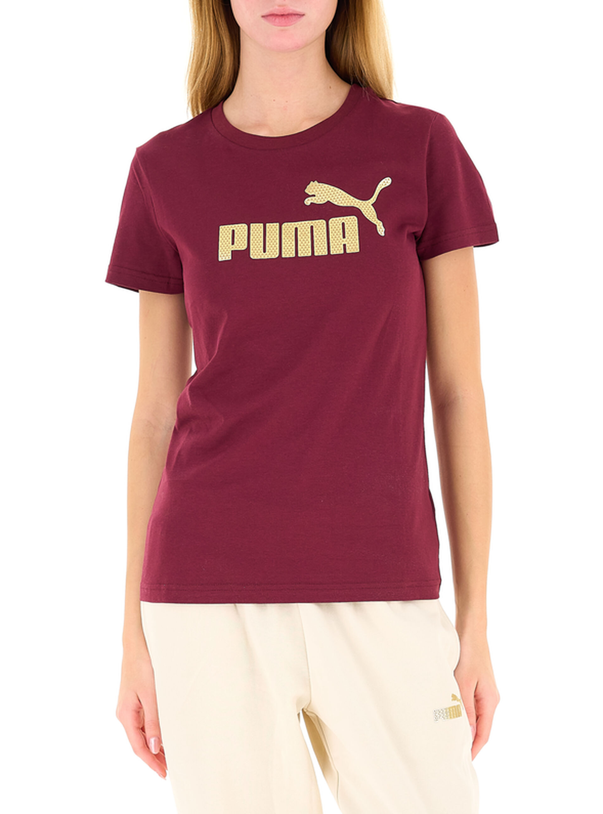 Puma T-shirt girocollo BORDEAUX
