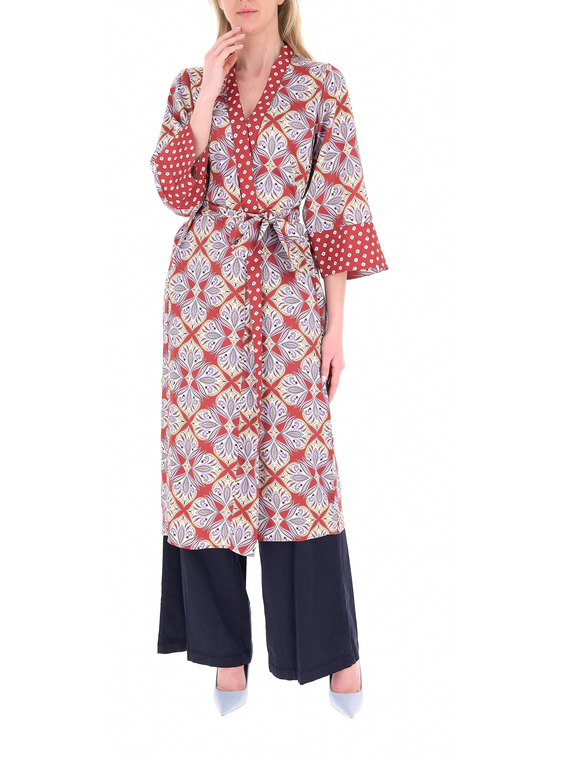EMME MARELLA Giacca kimono ROSSO