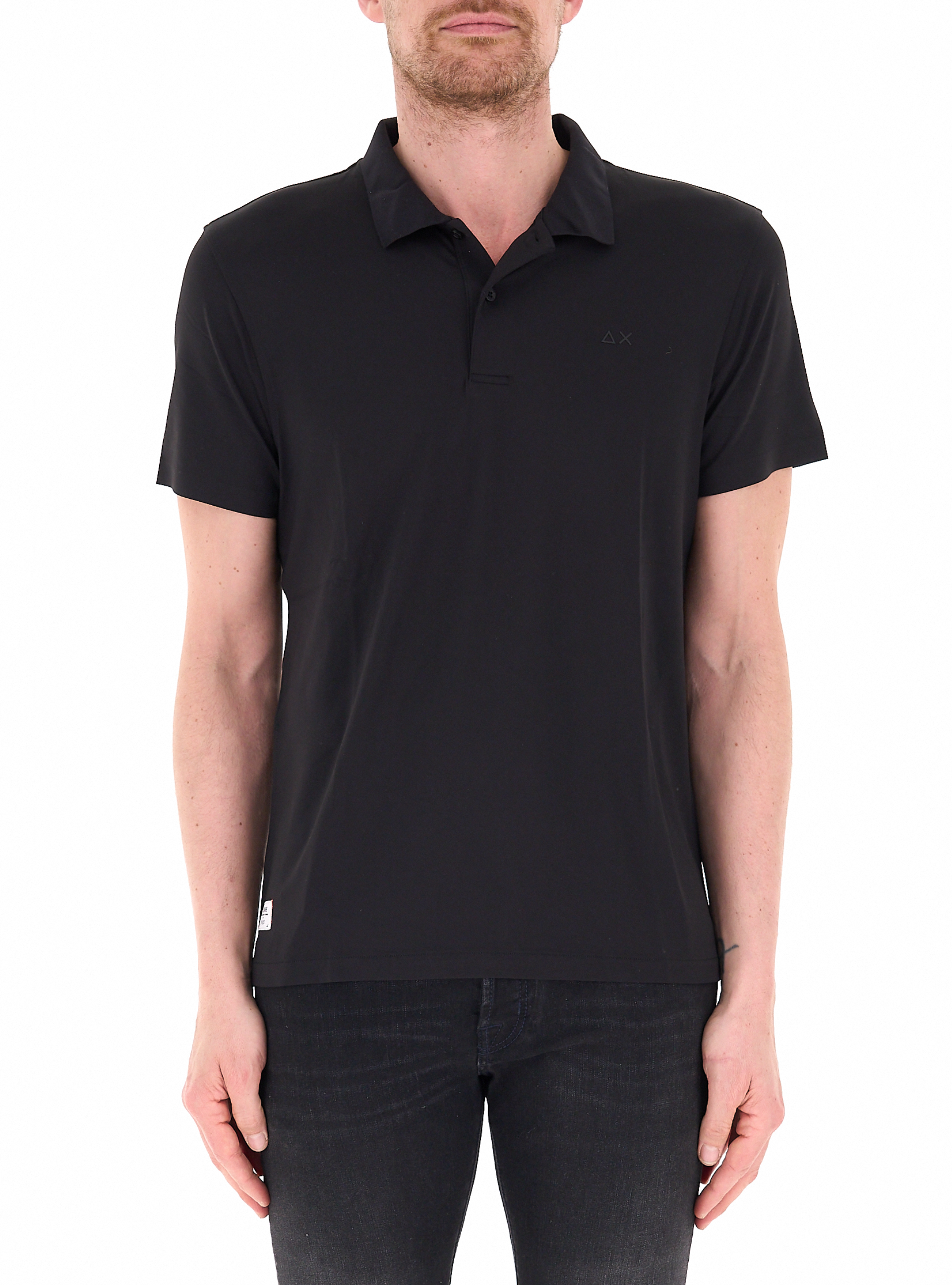 SUN68 Polo maniche corte NERO