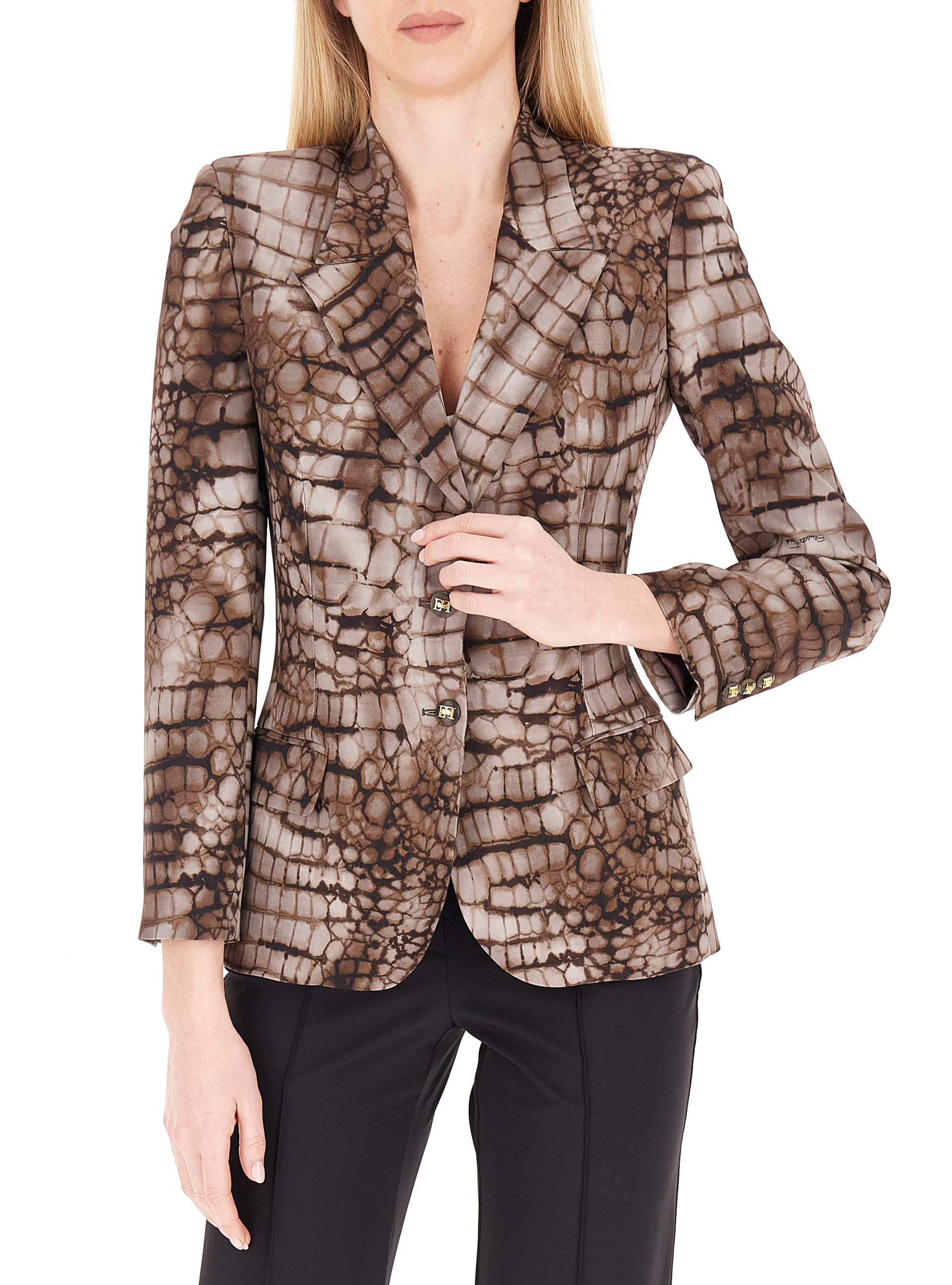 Blazer monopetto MARRONE