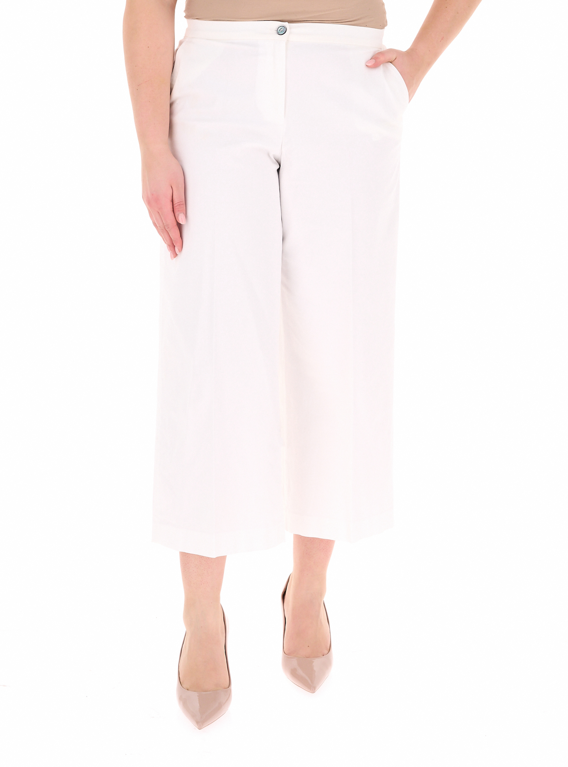 Pantalone misto cotone BIANCO