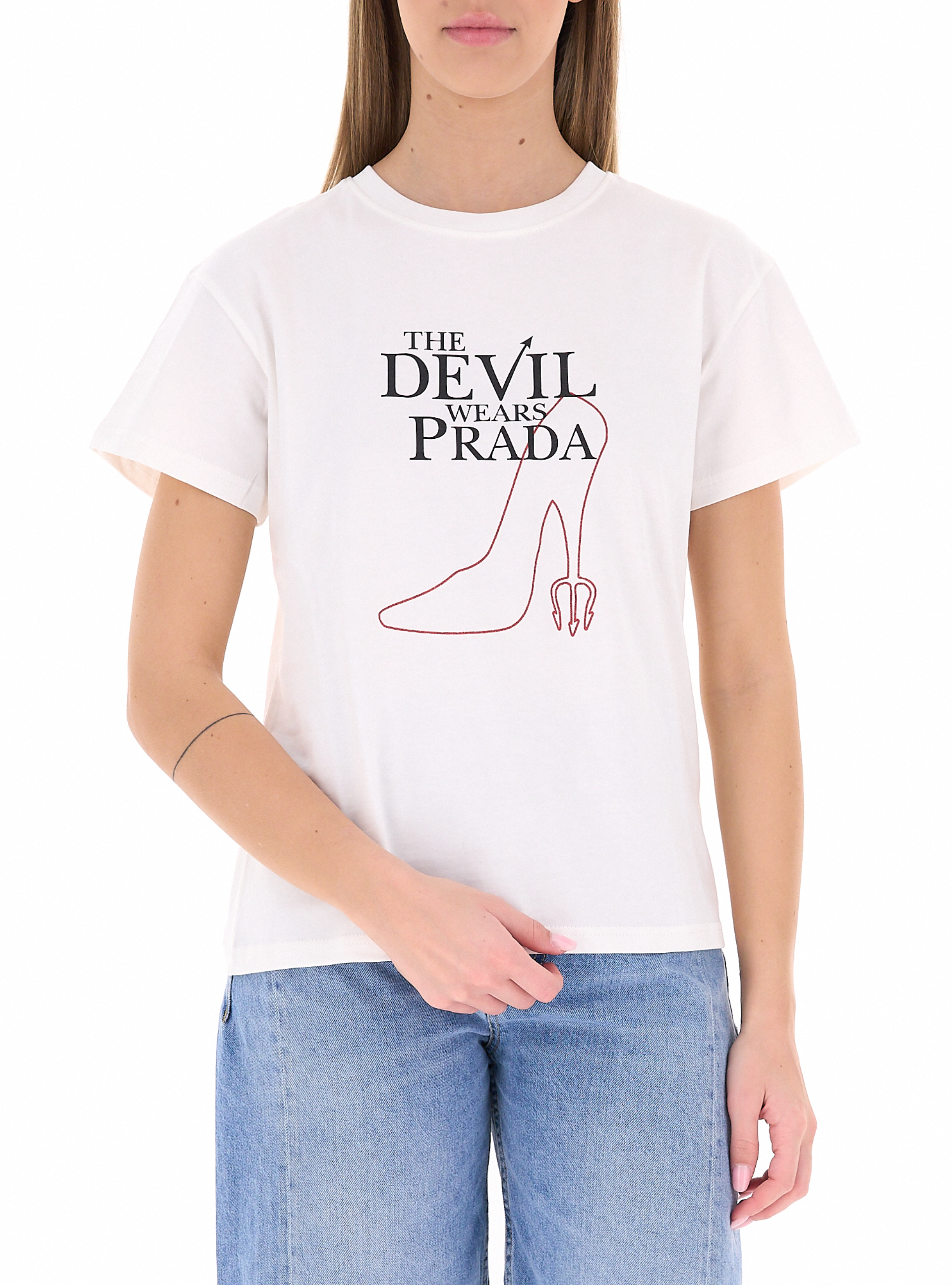 T-shirt girocollo PANNA