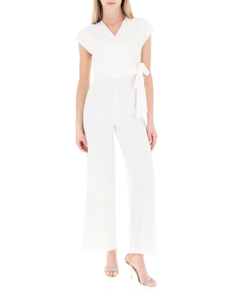 Jumpsuit con fiocco