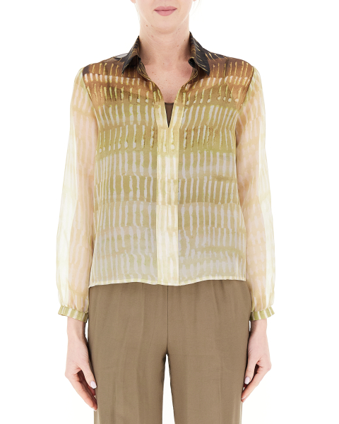 Blusa maniche lunghe