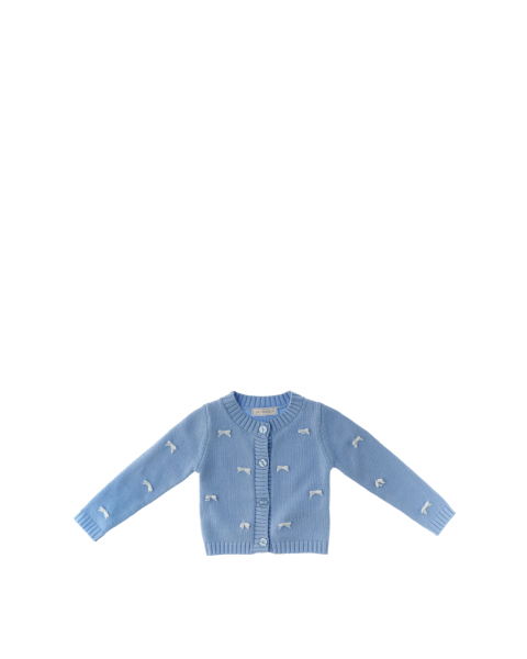 Cardigan lana cotone