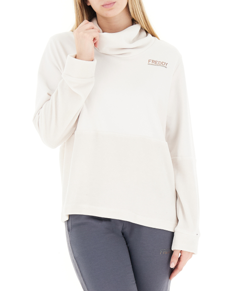 Felpa collo ciambella