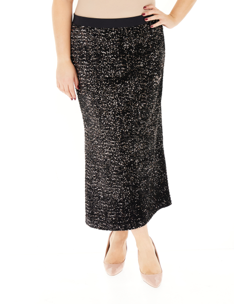 Gonna midi paillettes