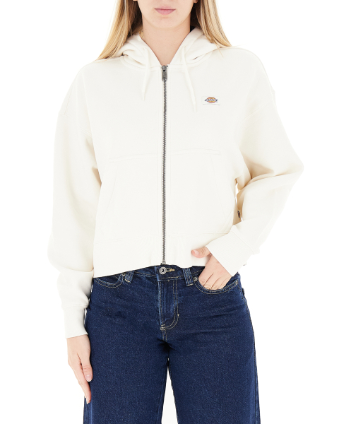 Felpa cropped cappuccio