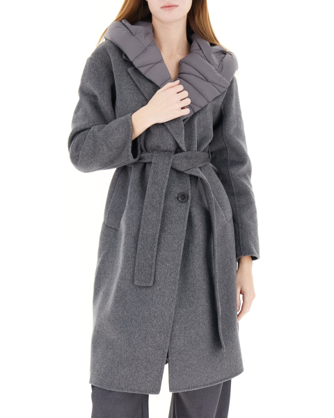 Cappotto con cappuccio
