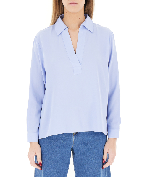Blusa misto seta
