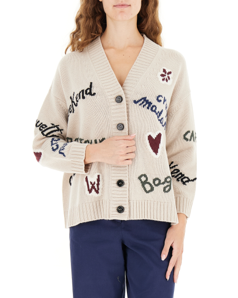 Cardigan lana vergine