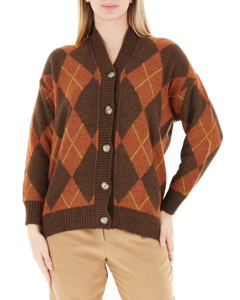Cardigan misto lana