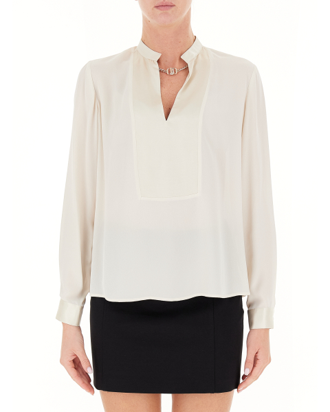 Blusa maniche lunghe