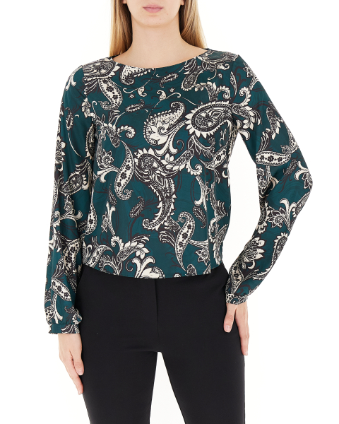 Blusa girocollo