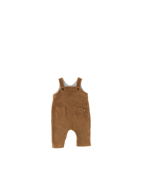 Salopette effetto peluche