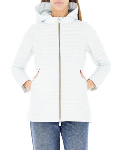 Piumino con cappuccio