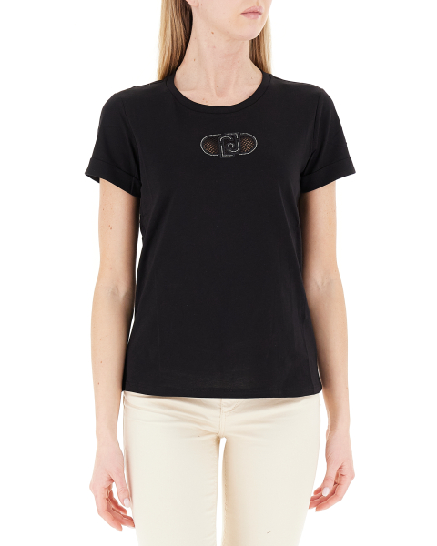 T-shirt con glitter