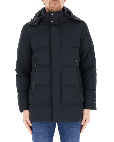 Piumino con cappuccio