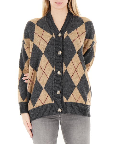 Cardigan misto lana