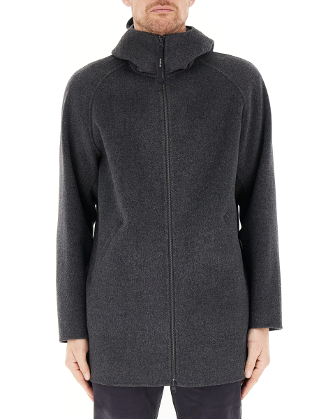 Cappotto con cappuccio