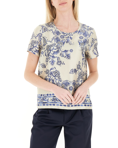 Blusa girocollo