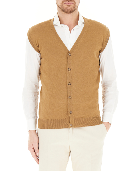 Gilet con bottoni