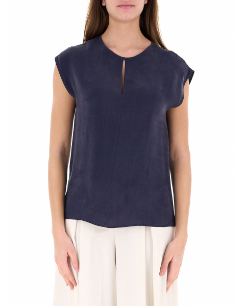 Blusa in cupro