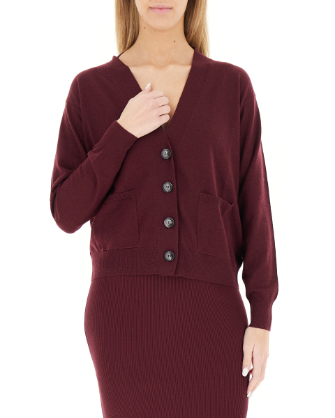 Cardigan scollo V
