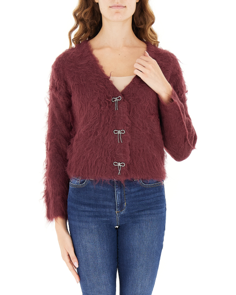 Cardigan scollo V