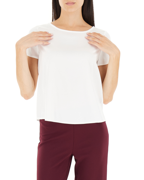 Blusa maniche corte