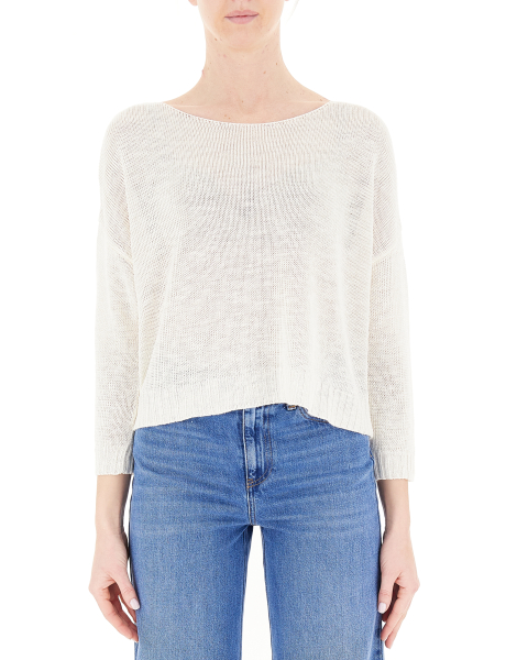 Maglia misto lino