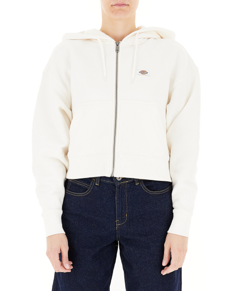 Felpa cropped cappuccio
