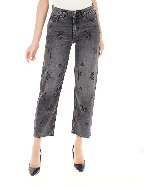 Jeans con strass