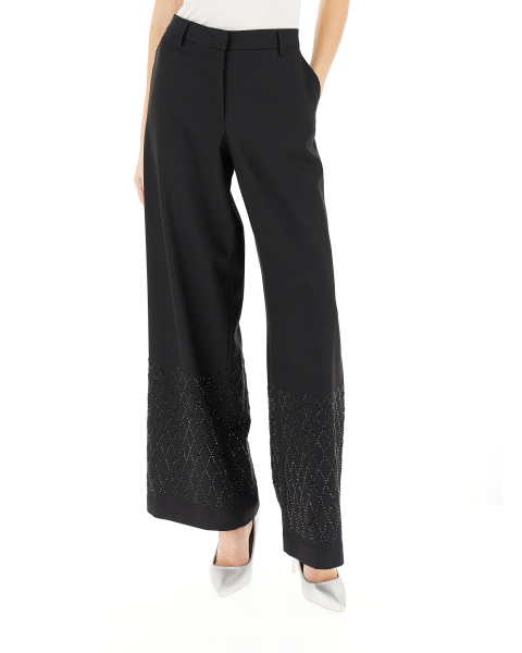 Pantalone con strass
