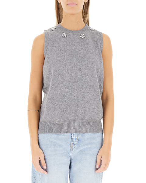 Gilet misto viscosa