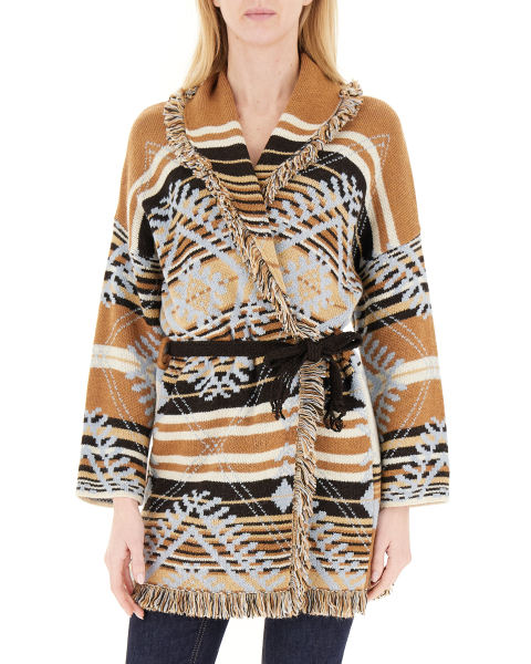 Cardigan con frange