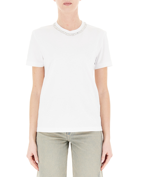 T-shirt con strass