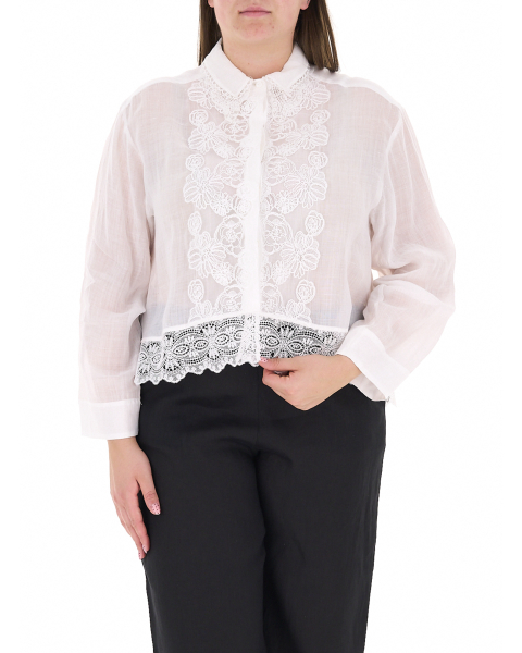 Camicia con pizzo