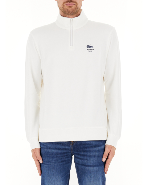 Felpa mezza zip