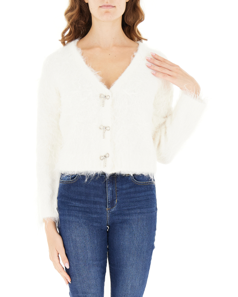 Cardigan scollo V