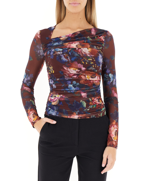 Blusa drappeggio
