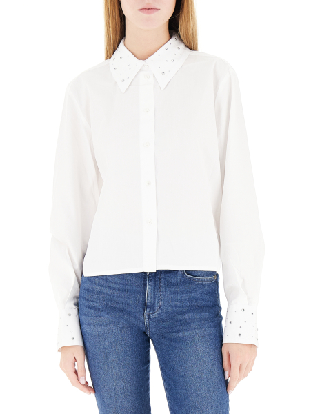 Camicia con strass