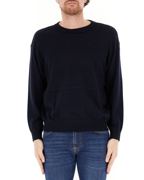 Maglione girocollo lana