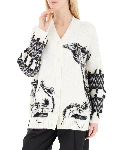 Cardigan maniche lunghe